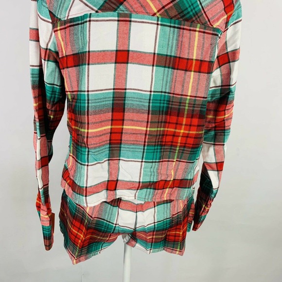 Colsie 2pc Plaid Pajama Set Red Sz Small NWT - Picture 8 of 8